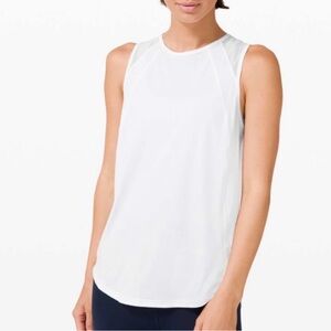 Lululemon White sculpt tank